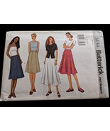 Butterick 3134 Sewing Pattern Flared A-Line Skirt 2 Lengths Misses Sz 14... - $89.19 MXN
