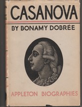  Bonamy Dobree CASANOVA 1933 biography 1st Ed hb/dj uncommon - £14.10 GBP
