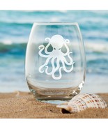 Angry Octopus Etched Glasses - Wine, Champagne, Pint Glasses, Shot Glass - €21,52 EUR+