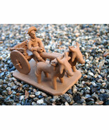 Original Vintage Brazilian Bull Cart Ceramics by Severino Vitalino Filho - $682.48 CAD