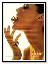 Fred Paris Luxury Jewelry 00s Print Ad Vintage 2001 Magazine Advertisement - £7.75 GBP