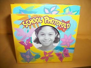 Photo Frame School Photofold Tropical Folding Picture Holder Box Educati... - $1.89