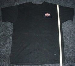 NEW Harley Davidson Chrome VISA XL Extra Large Black Tee Shirt Two Sided - £18.06 GBP