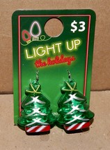 Christmas LED Pierced Earrings &amp; 33&quot; Necklaces Flash You Choose 2&quot; x1 1/... - £2.31 GBP