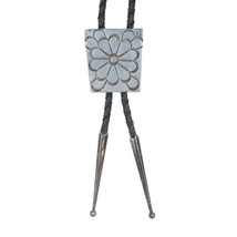 Vintage deep chiseled sterling Native American bolo tie - $143.55