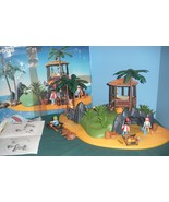 RARE Vintage Playmobil #3799 Pirates' Secret Island Comp. w/Box/ EXC! (retired) - $130.00