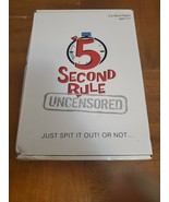 5 Second Rule Uncensored Game Adult Game Party Game Card Game - £6.74 GBP