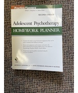 Adolescent Psychotherapy Homework Planner with CD second ed - £15.80 GBP
