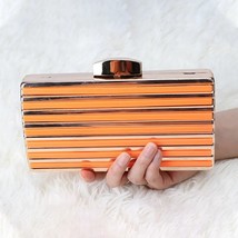 BZVW High Quality  Designer Acrylic Contrast Color Chain Clutch Evening Bag For  - £53.60 GBP