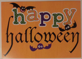 Greeting Halloween Card &quot;Happy Halloween&quot; - £2.40 GBP