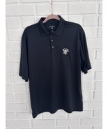Pittsburgh Penguins Golf Polo Short Sleeve Mens Medium Black Antigua Fas... - £15.52 GBP