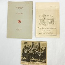 Vtg 1940&#39;s Transylvania College A Cappella Choir Program First Christian... - $17.10