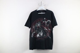 Streetwear Mens Large Distressed Spell Out Mortal Kombat X Short Sleeve T-Shirt - £26.00 GBP