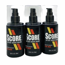 Score After Shave Balm Men Seductive Fragrance 3.5 Oz Lot of 3 Smooths Skin - $12.86
