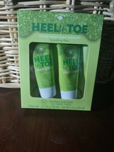 Heel to Toe 2 Step Foot Care Sparkling Pear 2 Pack Set Moisturize 2 x 1fl oz. - £8.58 GBP