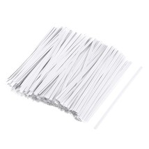 uxcell Long Strong Paper Twist Ties 4 Inches Quality Tie for Tying Bread, Candy, - £9.43 GBP