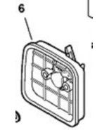 Echo Air Cleaner Base with choke 13030757730 OEM New - $12.99
