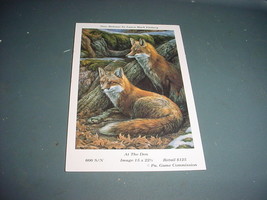 Pennsylvania Game Commission Laura Mark Finberg At The Den Ad Card Free Usa Ship - £19.45 GBP