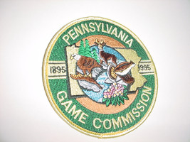 Pennsylvania Pa Game Commission 1895 1995 Anniversary Patch New Free Usa Ship - £7.74 GBP