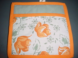 Corelle Apricot Grove 8 X 8 Inch Cloth Pot Holder Brand New Free Usa Shipping - £10.33 GBP