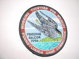 Pennsylvania Pa Game Commission 1996 Peregrine Falcon Patch New Free Usa Ship - £10.07 GBP