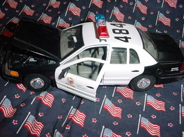 WELLY CITY OF LOS ANGELES POLICE CAR 1/24 SCALE DIECAST LOOSE FREE USA SHIP - £19.37 GBP