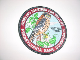 Pa Game Commission 1986 Kestrel Patch New Free Usa Ship - £19.37 GBP
