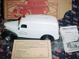 Pa Motor Police 1938 Chevy Panel Truck Ertl 2nd Edition Mip Free Usa Shipping - £78.21 GBP