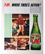 7up - Bottled Soda You like it-it likes you-Where there action 1965 VTG ... - $153.55 MXN