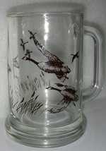 Vintage Avon Glass Canadian Geese in Flight Beer Mug 1982 - £18.79 GBP