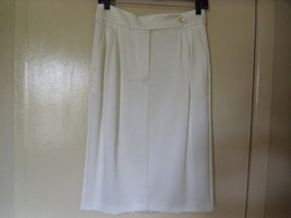 Max Mara White Formal Skirt Size 8 - £120.63 GBP