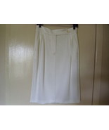 MAX MARA WHITE FORMAL SKIRT SIZE 8 - $2,807.82 MXN