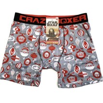 Star Wars Christmas The Mandalorian Boxer Briefs Size M Crazy Boxer The Child - £11.44 GBP