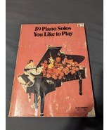 59 Piano Solos You Like to play, Songbook  1936 G Schirmer New York/London - £3.91 GBP