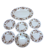 7 LOT VTG HERITAGE MYOTT ENGLAND PLATES, BOWL, PLATTER - £15.83 GBP