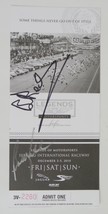 Derek Bell &amp; Bobby Rahal Autographed Legends of Motorsports Ticket - €2,61 EUR