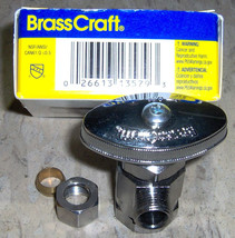 1/2&quot; FIP x 3/8&quot; OD Compression Multi Turn ANGLE VALVE Faucet BrassCraft ... - $28.11