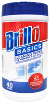 Brillo Basics Glass Cleaner Wipes 40 Count - £4.71 GBP