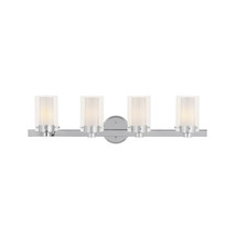 Livex 4 Light Bath Light in Chrome - $10,656.27 MXN