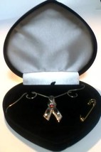 HIV Memorial Necklace/Pin - £55.82 GBP