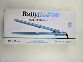 BabylissPRO Nano Titanium Specialty Ionic Hair Straightener, 1.5&quot;, - $127.41