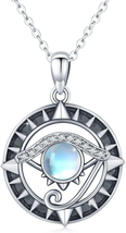 Mother&#39;s Day Gifts for Mom from Daughter Son, Eye of Horus Necklace S925 Sterlin - £60.29 GBP