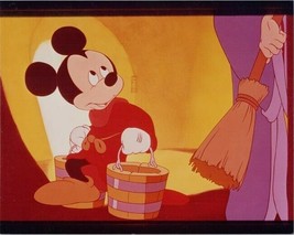 Mickey mouse vintage 1980&#39;s Fantasia 8x10 photo carrying pales of water - £7.47 GBP
