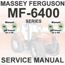 Massey Ferguson Tractors MF6495 MF6497 MF6499 6445 6455 6460 Shop Servic... - £23.39 GBP