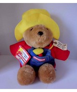Vtg. Sears Craftsman PADDINGTON Bear w/ Denim Bib &amp; Hammer 15&quot; - $42.09