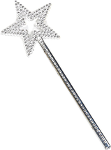 GIYOMI Star Wand 13 Inches Silver Fairy Princess Angel Wand Sticks for Girls ... - £7.17 GBP