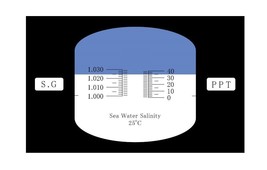 SEAfractometer, Salinity Refractometer 4 Reef Aquarium, Marine Seawater, 0-40PPT - £35.60 GBP