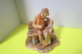 Vintage 1969 Naturecraft Old Timer Congleton England Hand Painted Figurine Flaw - £15.60 GBP