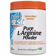 Doctor&#39;s Best L-arginine Powder, Non-GMO, Vegan, Gluten Free, Soy Free, Helps... - £22.82 GBP