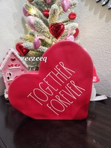 Rae Dunn Valentine&#39;s Day Red Heart Resin Figurine Tabletop Decor 9.5&quot; - £35.60 GBP